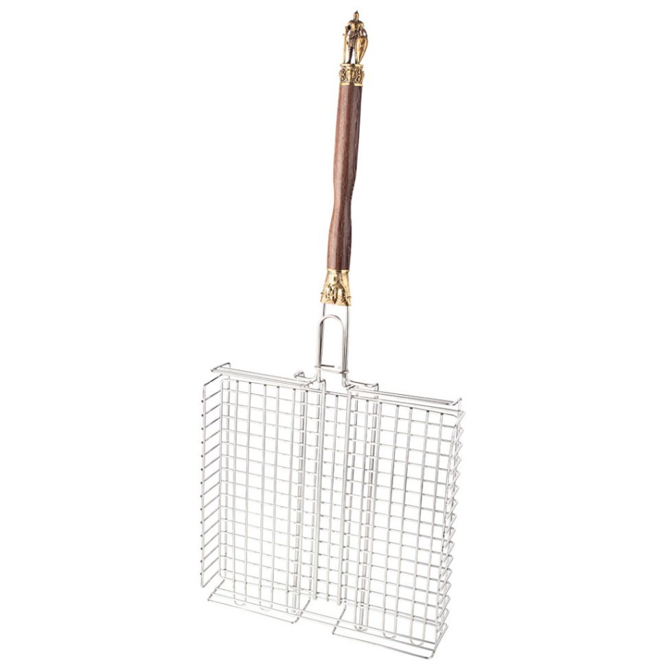 Фото Решетка-гриль богатырь 33*75 см Lefard (385-403) - интернет-магазин МегаТерем в Москве