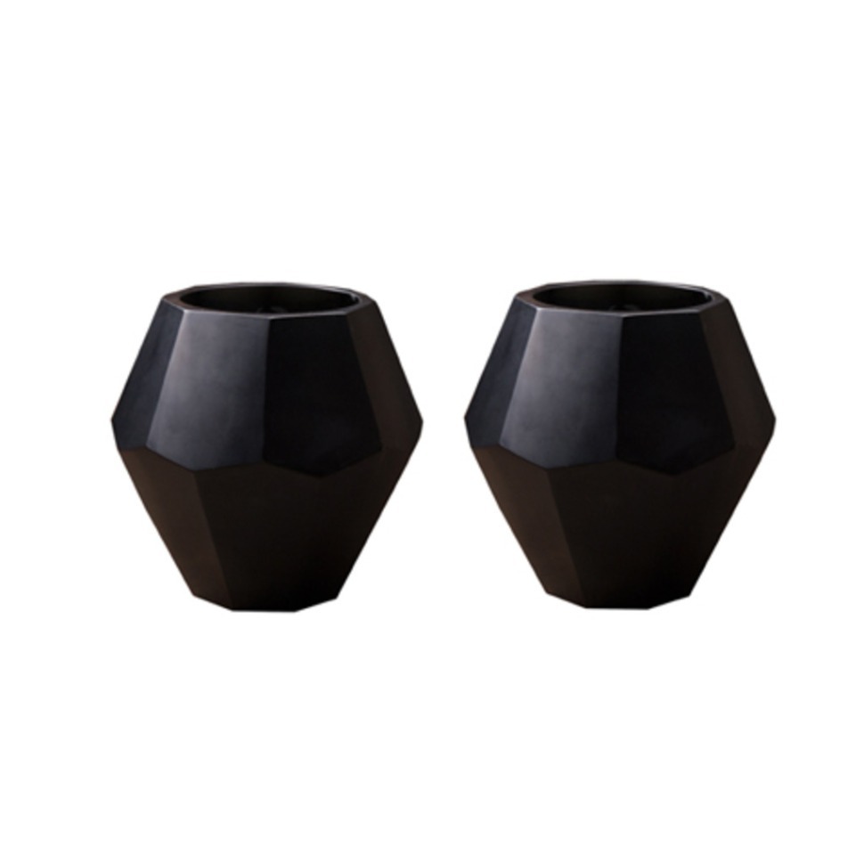 Фото Подсвечник, набор из 2х штук 108318, 14, стекло, anthracite-colored, ROOMERS FURNITURE - интернет-магазин МегаТерем в Москве