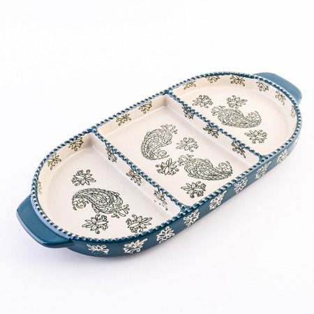 Фото Менажница керамическая LORAINE (60375) - интернет-магазин МегаТерем в Москве