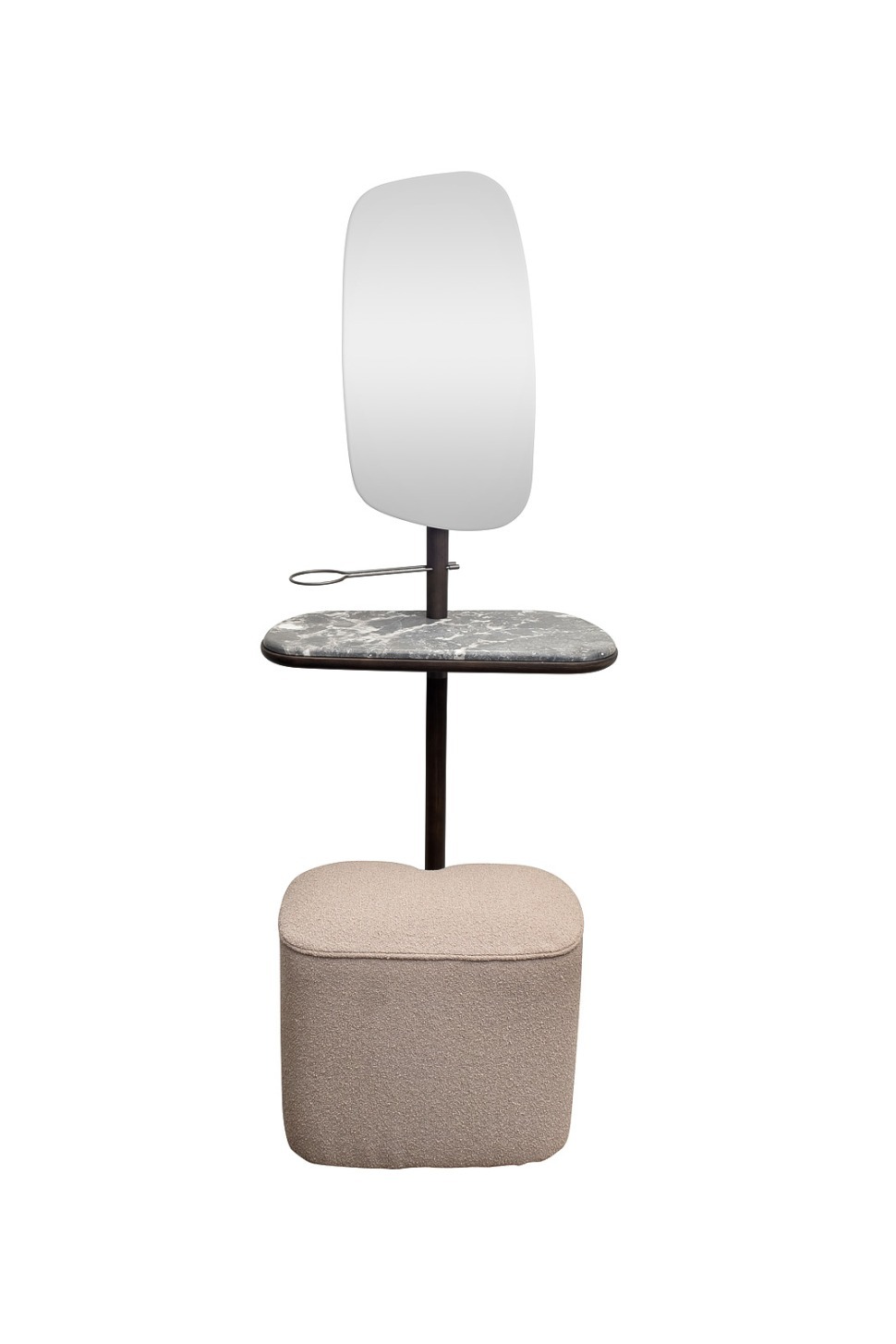 Фото Зеркало с полкой и пуфом 67*35*154см (TT-00015293) - интернет-магазин МегаТерем в Москве