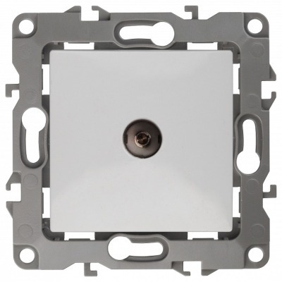 ТВ-розетка проходная без рамки Эра Эра 12 12-3102-01 ER_B0027431