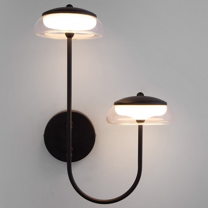 Фото Бра Eurosvet Fungo 50388/2 LED черный EV_a068860 - интернет-магазин МегаТерем в Москве