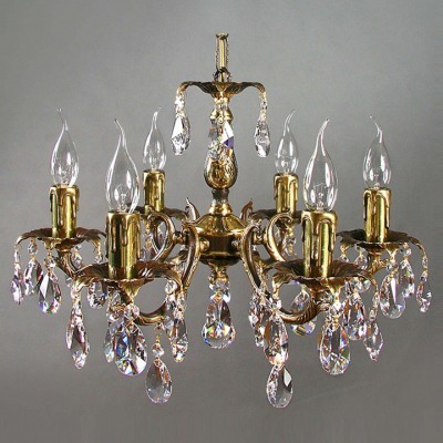 Подвесная люстра Ambiente by Brizzi Benisa 2226/6 PB Tear Drop BA_2226_6_pb_tear_drop