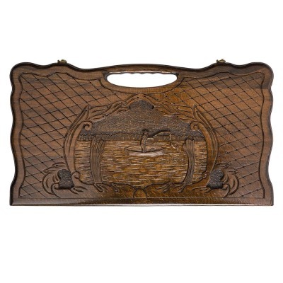 Нарды резные "Рыбак" 50, Haleyan (28813)