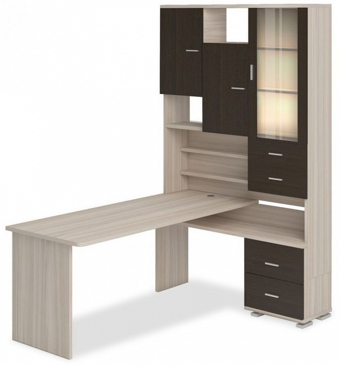 Фото Стол компьютерный Домино СР-620/180 MER_SR-620-180-KVK-PRAV - интернет-магазин МегаТерем в Москве