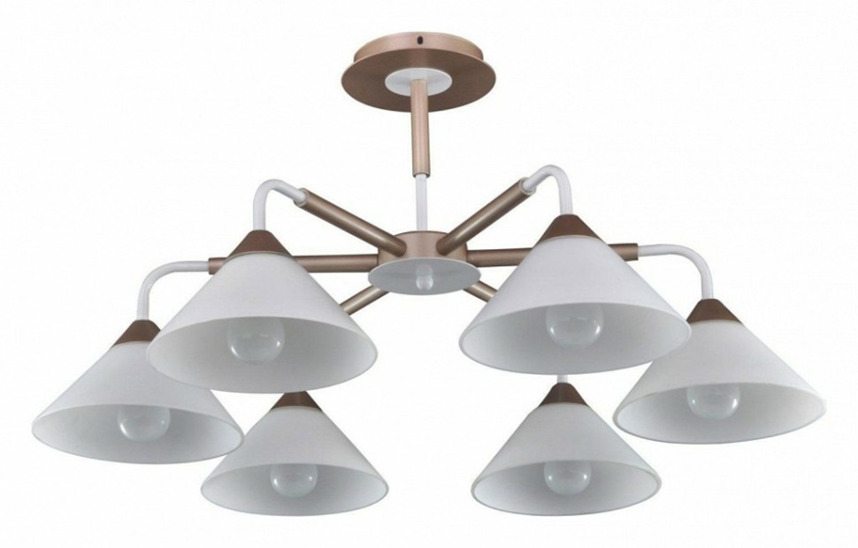 Фото Люстра на штанге Arti Lampadari Ribera Ribera E 1.1.6 CW AL_Ribera_E_1.1.6_CW - интернет-магазин МегаТерем в Москве