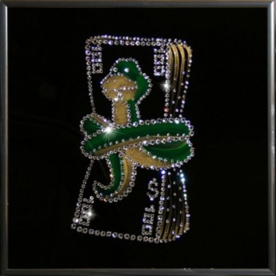 Картина Змея с деньгами с к...