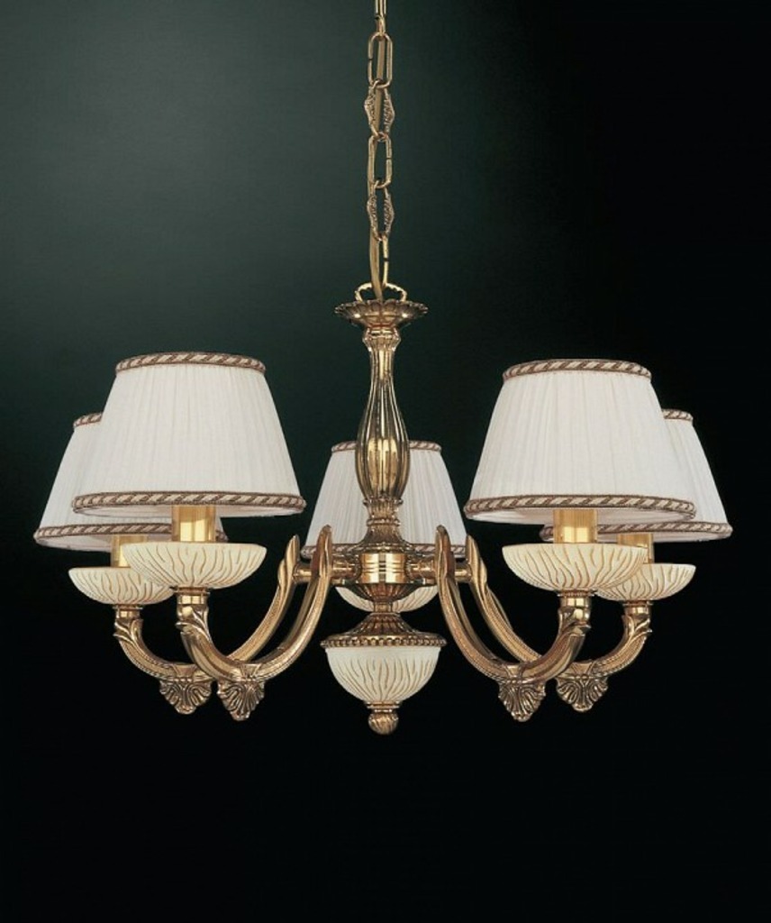 Фото Подвесная люстра Reccagni Angelo 5500 L 5500/5 RA_L_5500_5 - интернет-магазин МегаТерем в Москве