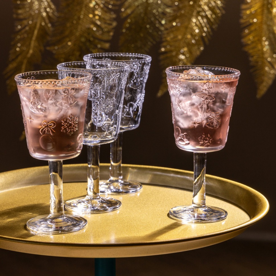 Фото Набор бокалов щелкунчик, 4 шт/280 мл Lefard (355-405) - интернет-магазин МегаТерем в Москве