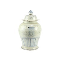 Ваза RZNA01, фарфор, blue/white, ROOMERS FURNITURE