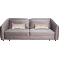 Диван Trevi 230М(К) трехм раскл с кантом серый Colt032+Melody 232*103*88см (TT-00011944)