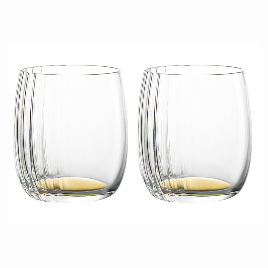 Фото Набор стопок alice в подарочной упаковке, 70 мл, золотистые, 2 шт. (76632) - интернет-магазин МегаТерем в Москве