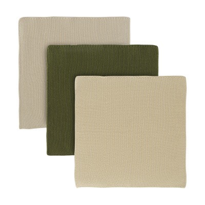 Набор из трех вязаных салфе...