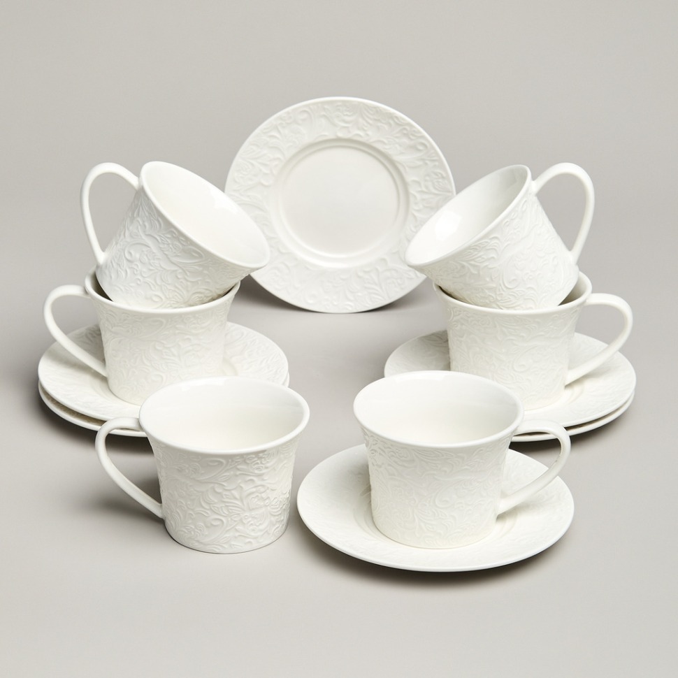 Фото Чайный набор lefard muse на 6 пер. 12 пр. 250 мл (587-221)  - интернет-магазин МегаТерем в Москве