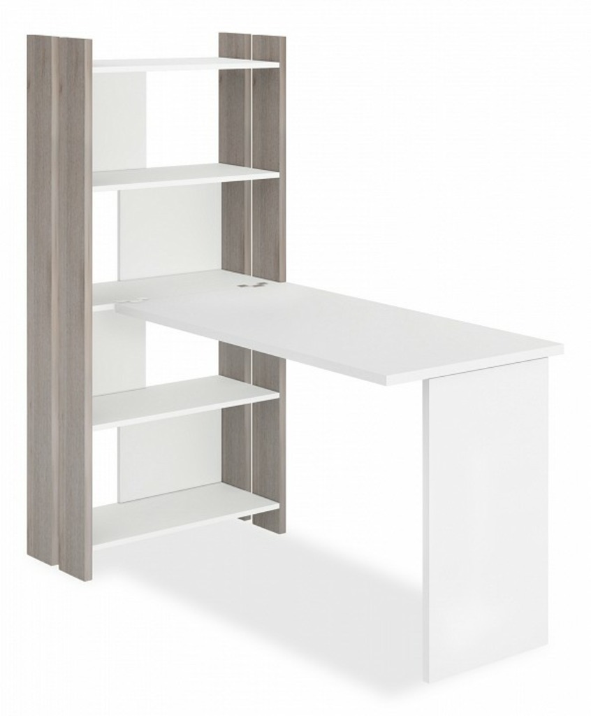 Фото Стол компьютерный Домино Лайт СТЛ-ОВ+С120Прям без тумбы MER_STL-OV-S120Pryam_bez_tumby_NBE - интернет-магазин МегаТерем в Москве