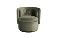 Кресло поворотное велюр зеленый 76*72*71см (TT-00014343)
