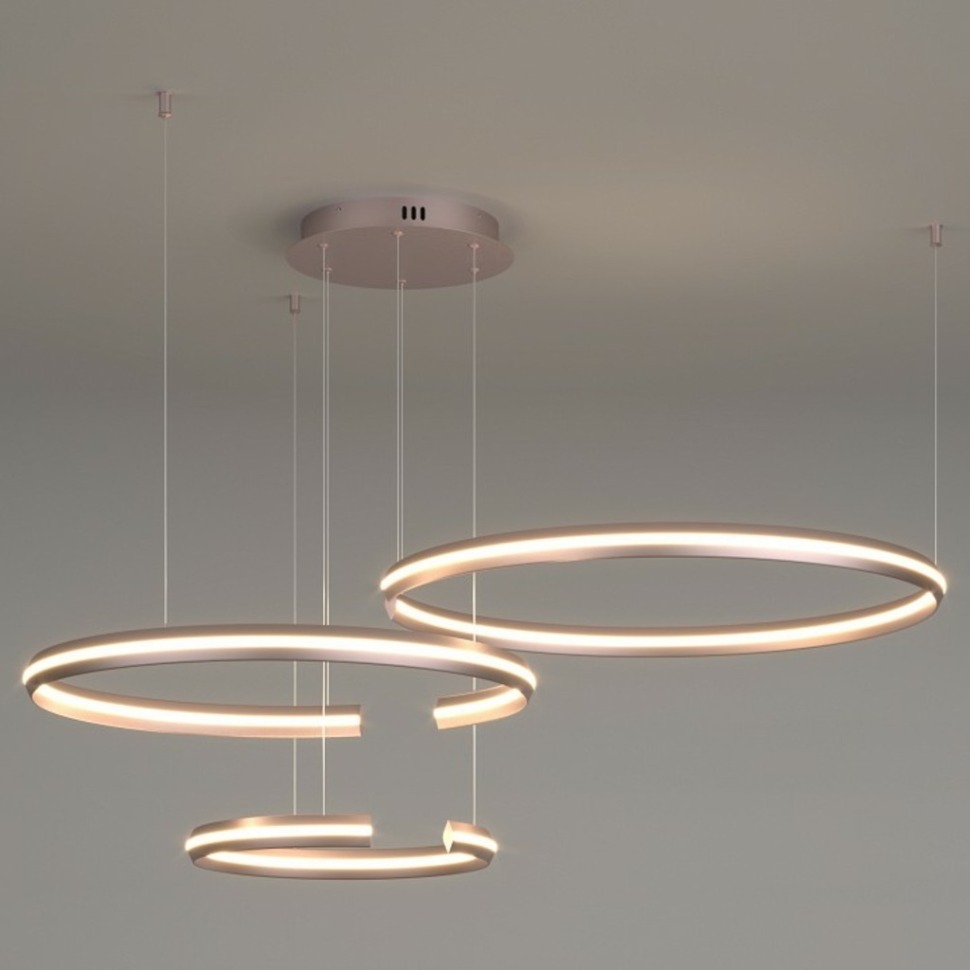 Фото Подвесной светильник Eurosvet Gap 90180/3 сатин-никель EV_a045427 - интернет-магазин МегаТерем в Москве