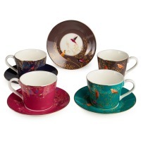 Чайный набор lefard "golden birds" на 4 пер. 8 пр. 220 мл (419-130) 