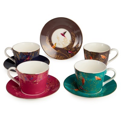Чайный набор lefard "golden birds" на 4 пер. 8 пр. 220 мл (419-130) 