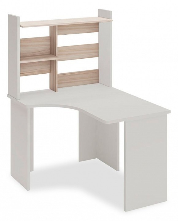 Фото Стол компьютерный Домино Lite СКЛ-Угл120+НКЛ-100 (без тумбы) БЕК ЛЕВ MER_SKL-Ugl120_NKL-100_bez_tumby_BEK_LEV - интернет-магазин МегаТерем в Москве