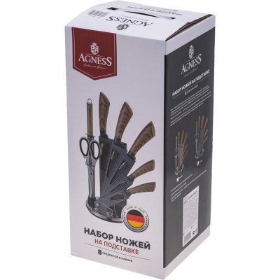 Набор ножей agness с ножниц...