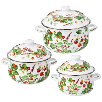 Набор кастрюль agness эмали...