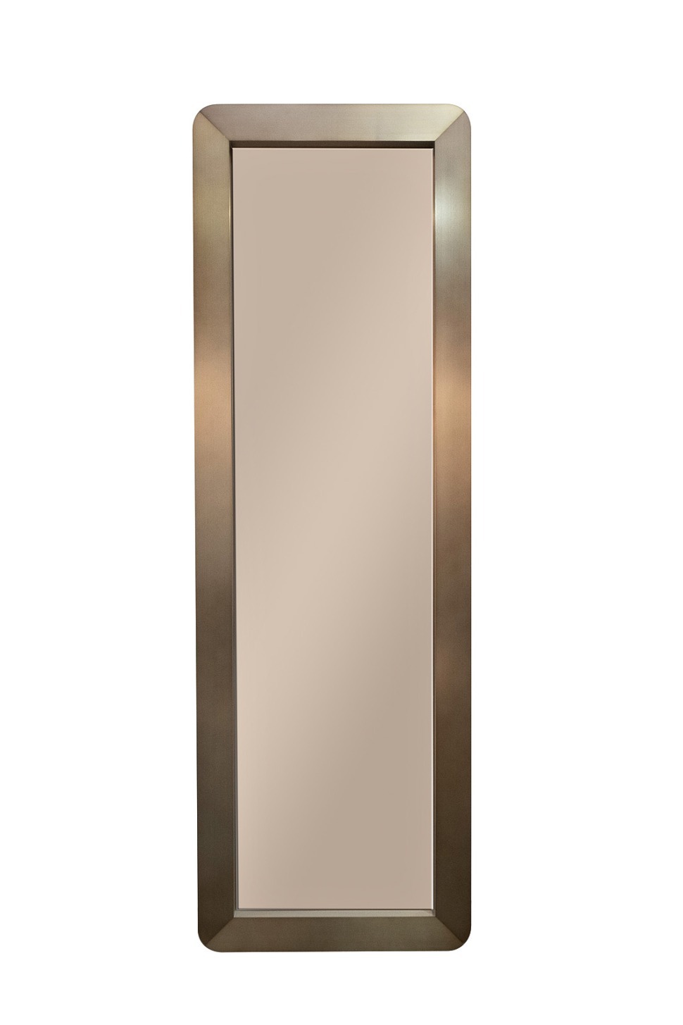 Фото Зеркало рама нерж.сталь/мат.бронза 210*68*7,5см (TT-00015447) - интернет-магазин МегаТерем в Москве