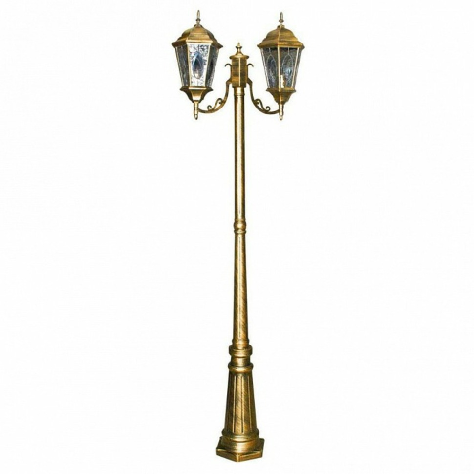 Фото Фонарный столб Feron Витраж с овалом 11325 FE_11325 - интернет-магазин МегаТерем в Москве