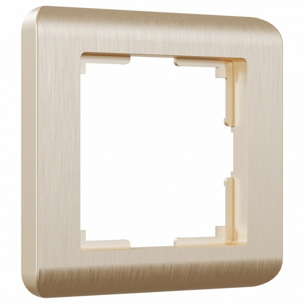 Фото Рамка на 1 пост Werkel Stream (шампань) W0012111 WRK_a051284 - интернет-магазин МегаТерем в Москве