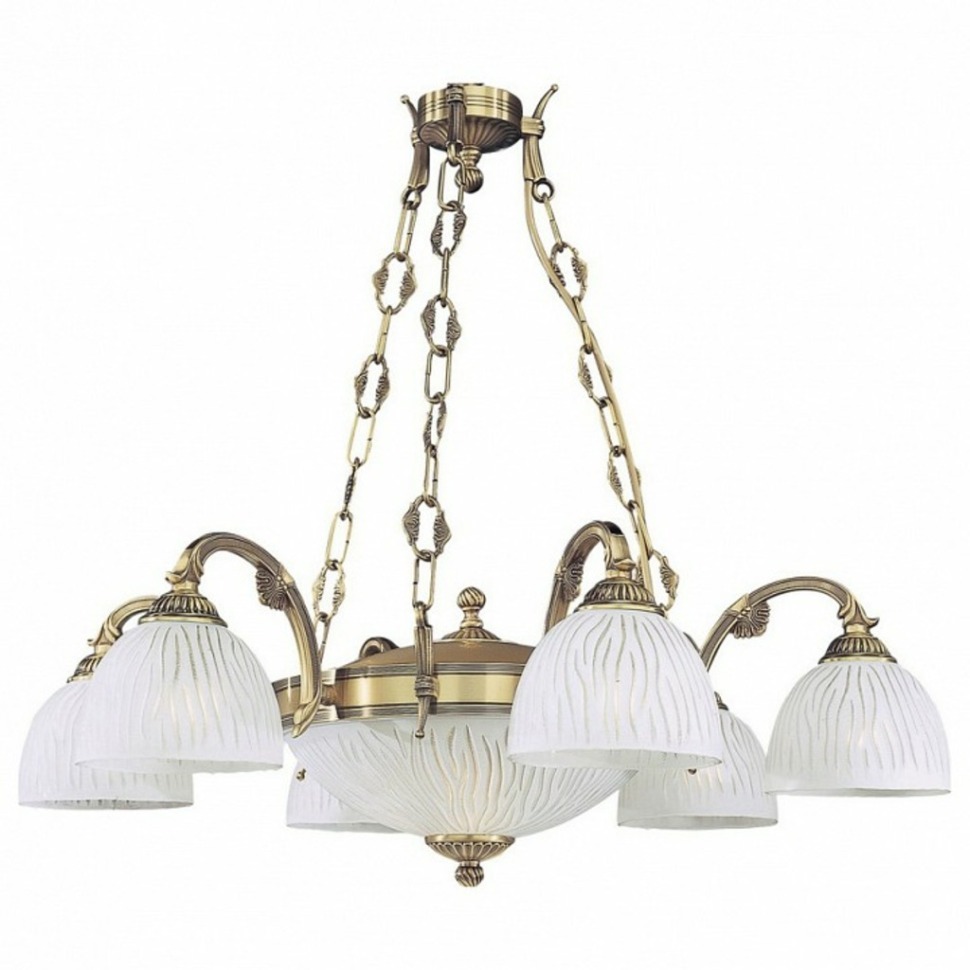 Фото Подвесная люстра Reccagni Angelo 5650 L 5650/6+2 RA_L_5650_6_2 - интернет-магазин МегаТерем в Москве