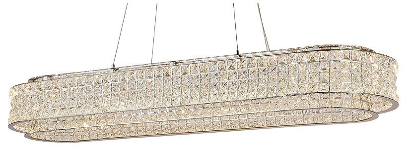 Фото Подвесная люстра Newport 8510 8510/120 chrome NWP_M0069973 - интернет-магазин МегаТерем в Москве