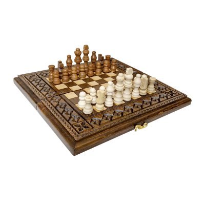 Шахматы + нарды резные Роял...