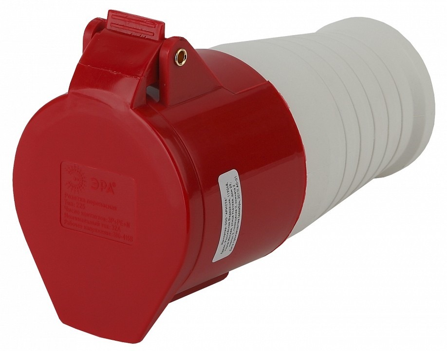 Фото Розетка с заземлением Эра  R-32-3P-PE-N-IP44 ER_B0032866 - интернет-магазин МегаТерем в Москве