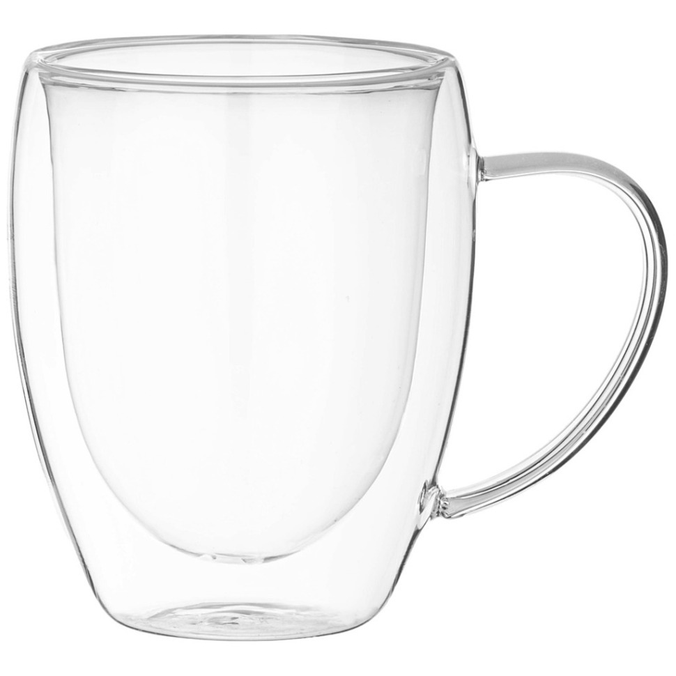 Фото Кружка с двойными стенками double-wall 320 мл Agness (887-246) - интернет-магазин МегаТерем в Москве