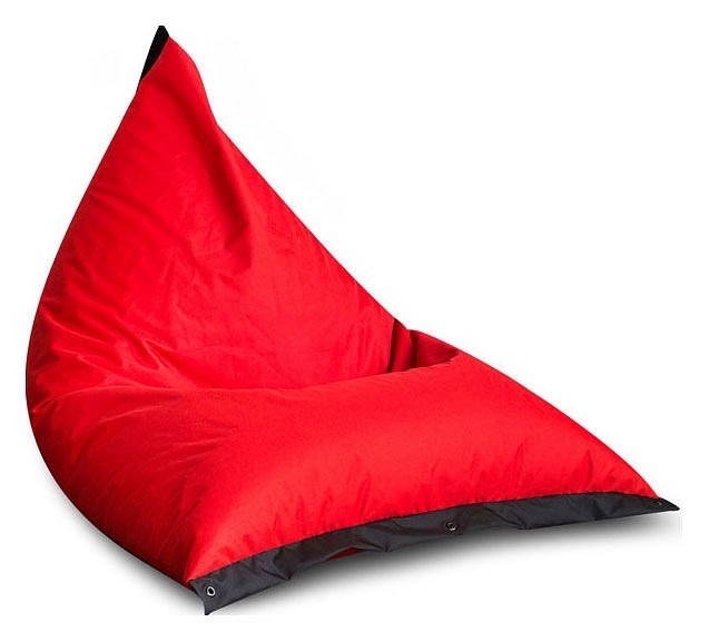 Фото Кресло-мешок Пирамида Красно-Черная DRB_42002 - интернет-магазин МегаТерем в Москве