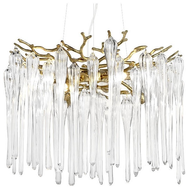 Фото Подвесная люстра Loft it Waterfall 10350/460 AB LF_10350_460_AB - интернет-магазин МегаТерем в Москве