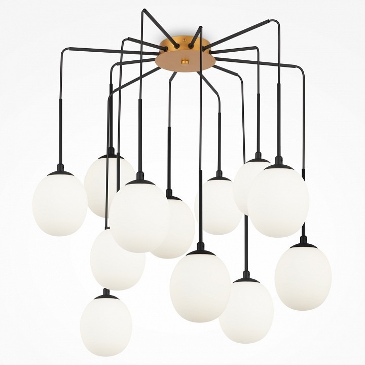 Фото Потолочная люстра Maytoni Branch MOD176PL-12G MY_MOD176PL-12G - интернет-магазин МегаТерем в Москве