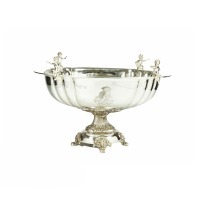 Чаша 10360bird/S, никель, посеребрение, silver, ROOMERS TABLEWARE Чаша 10360bird/S, никель, посеребрение, silver, ROOMERS TABLEWARE