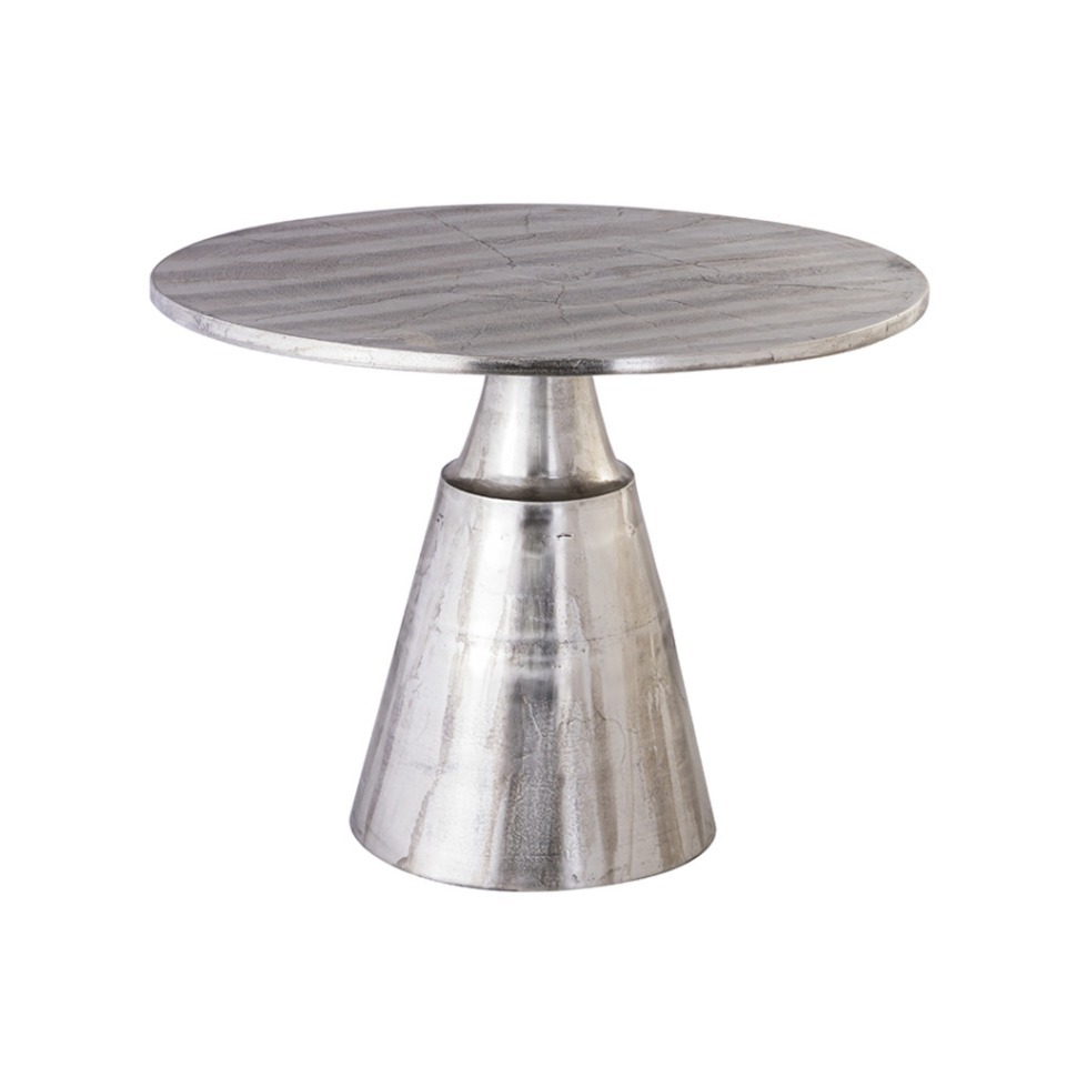 Фото Стол 26939-103, металл, Vintage silver, ROOMERS FURNITURE - интернет-магазин МегаТерем в Москве