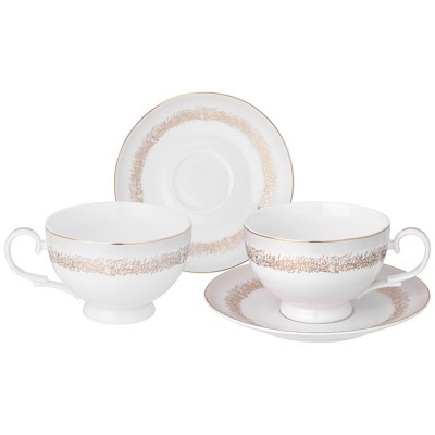 Чайный набор lefard золотой...