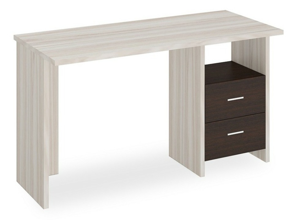 Фото Стол письменный Домино Lite СКЛ-Прям130 КВ MER_SKL-Pryam130_KV - интернет-магазин МегаТерем в Москве