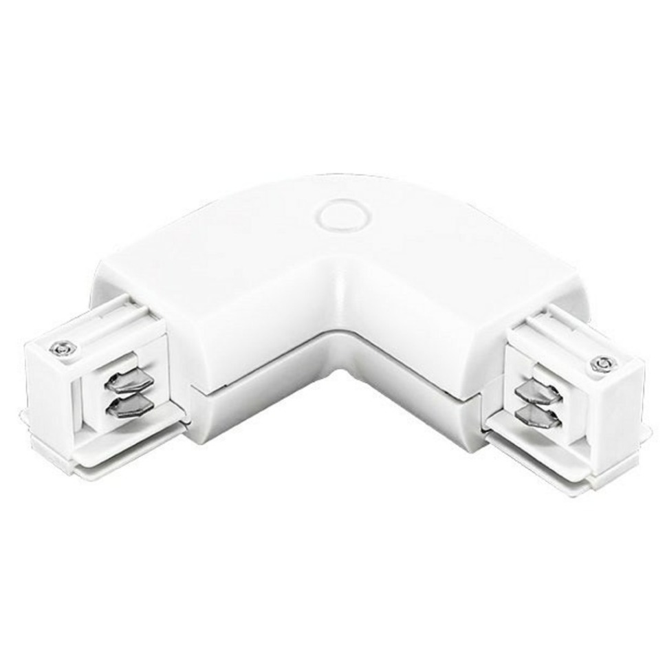 Фото Соединитель с токопроводом угловой L-образный для треков Lightstar Barra 504126 LS_504126 - интернет-магазин МегаТерем в Москве