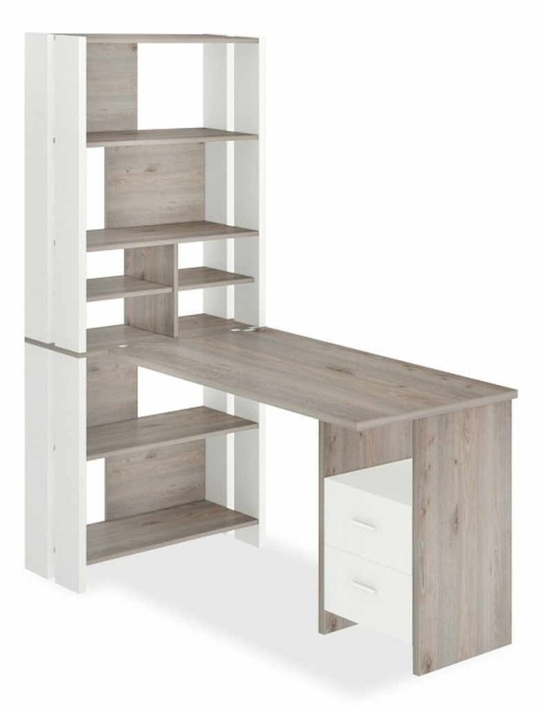 Фото Стол компьютерный Домино Лайт СТЛ-ОВХ+С120Прям MER_STL-OVH-S120Pryam_BEN - интернет-магазин МегаТерем в Москве