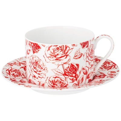 Чайная пара lefard "roses" 200 мл (86-2564) 