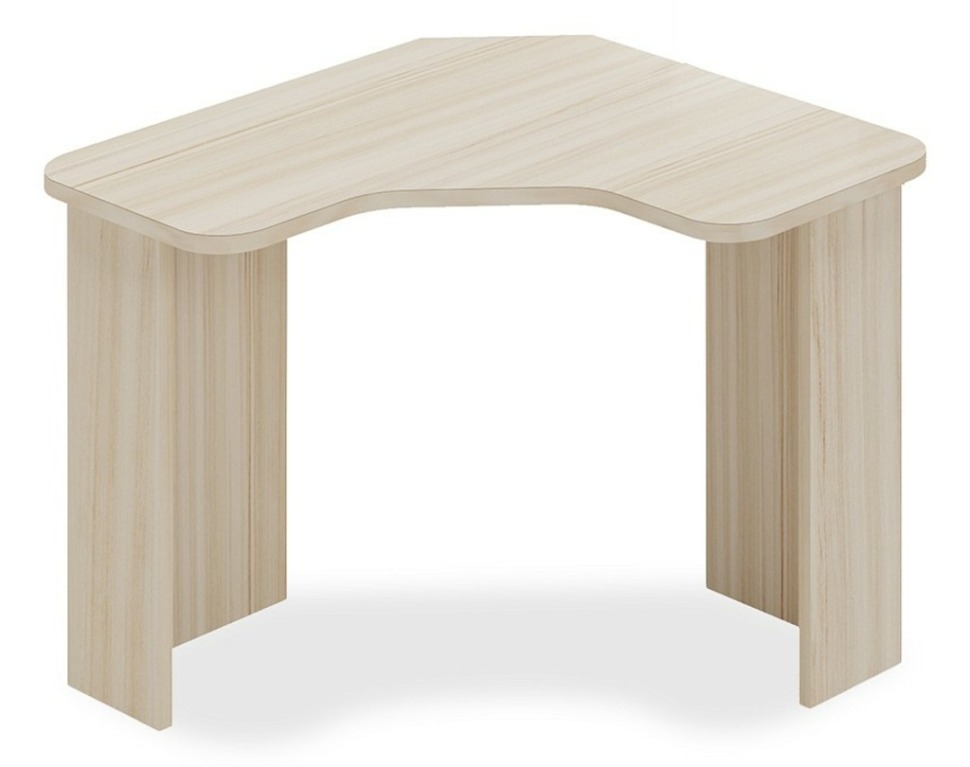 Фото Стол офисный Домино Lite СКЛ-ИгрУгл100 MER_SKL-IgrUgl100-K - интернет-магазин МегаТерем в Москве