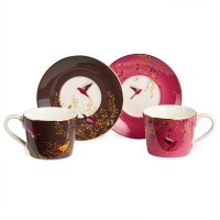 Кофейный набор lefard "golden birds" на 2 пер. 4 пр. 120 мл (419-132) 