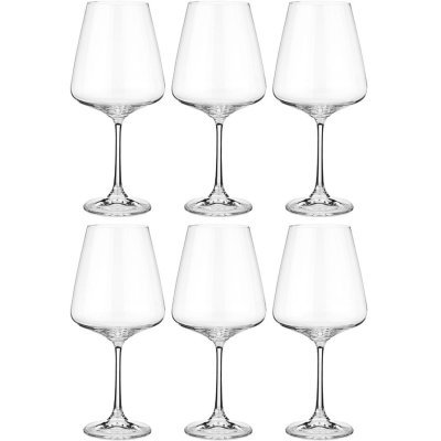 Набор бокалов для вина "naomi/corvus" из 6шт. 360мл Crystal Bohemia (669-350)