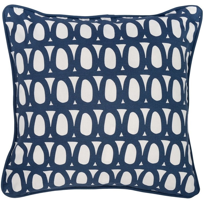 Фото Чехол на подушку с принтом twirl темно-синего цвета из коллекции cuts&amp;pieces, 45х45 см (72612) - интернет-магазин МегаТерем в Москве