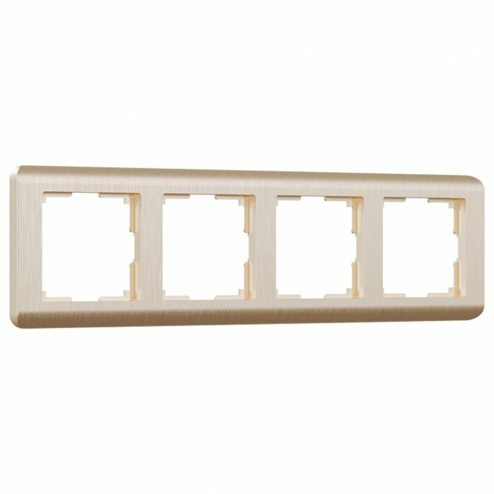 Фото Рамка на 4 поста Werkel Stream (шампань) W0042111 WRK_a051285 - интернет-магазин МегаТерем в Москве