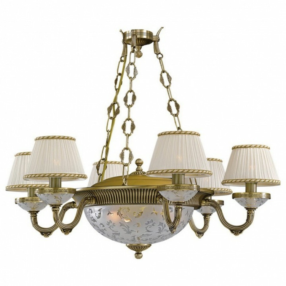 Фото Подвесная люстра Reccagni Angelo 6402 L 6402/6+3 RA_L_6402_6_3 - интернет-магазин МегаТерем в Москве